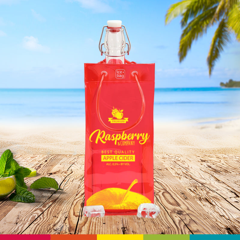 Ice.bag® PRO CHERRY POUR REPIQUAGE|Rafraîchisseur 1 bouteille|par 60