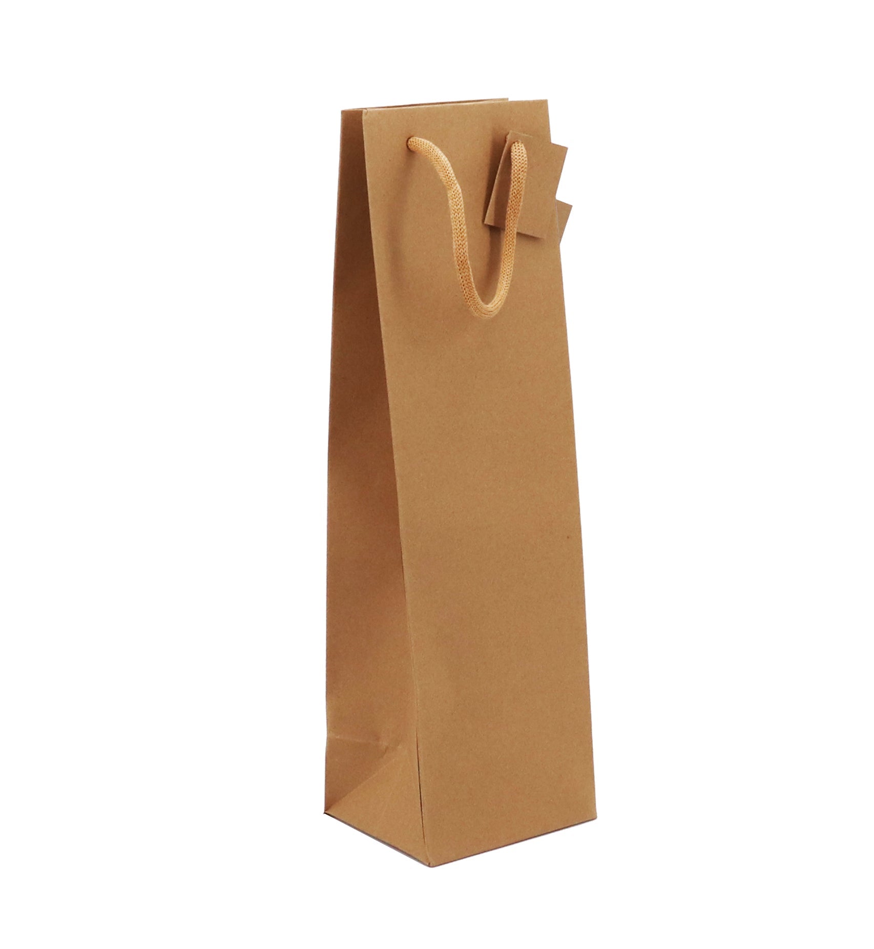 Sac 1 magnum|kraft brun|poignées papier|13+11,4x44cm|par 100