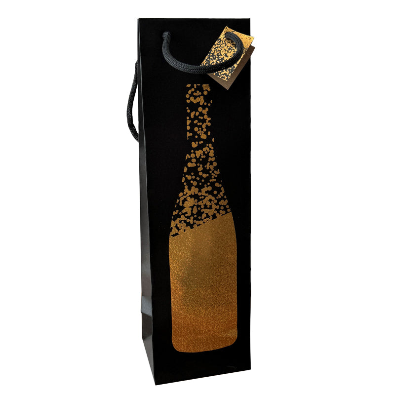 Sac 1 Magnum Birdy| kraft brun | poignées cordelières | 13+11,4x44cm | par 100