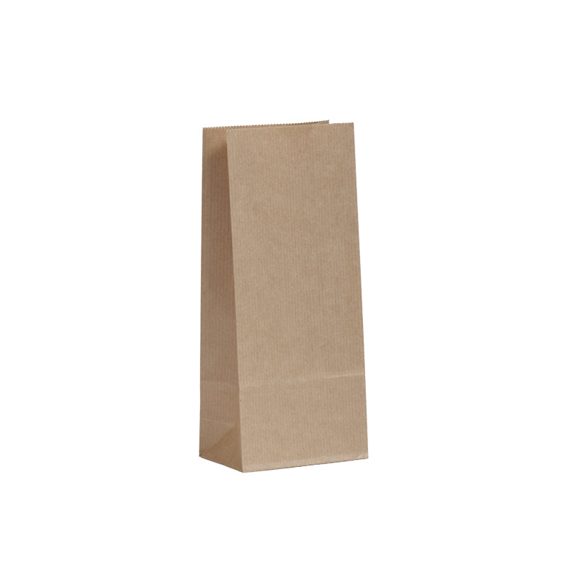 Sac alimentaire SOS 250 ml|kraft brun vergé|par 1200