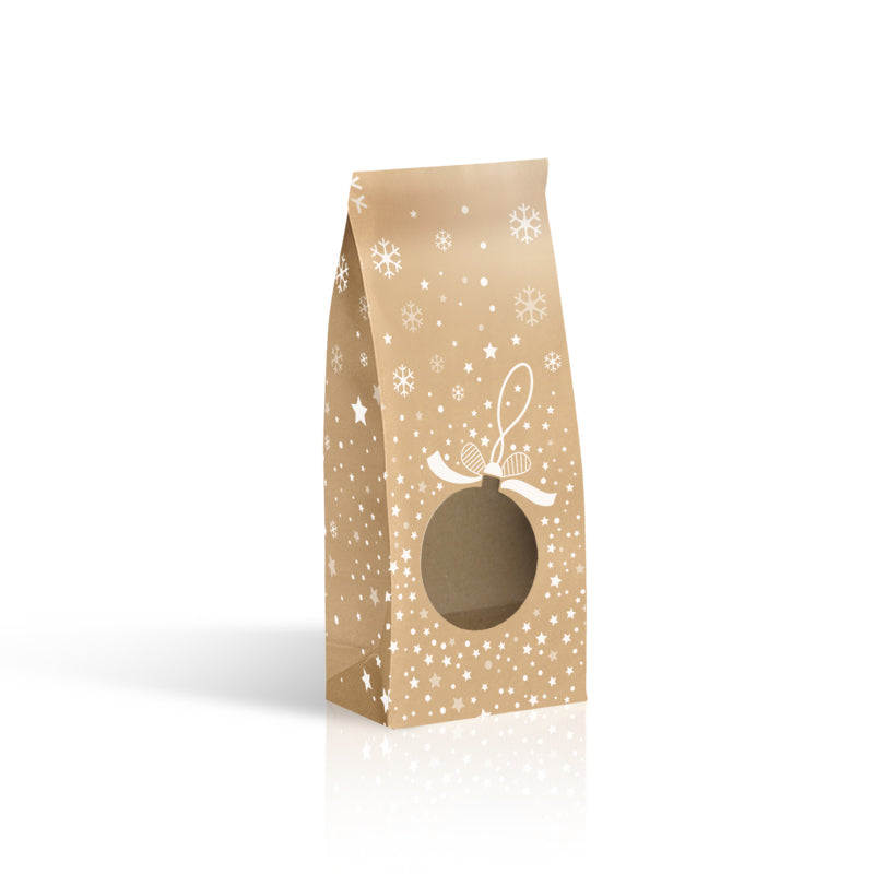 Sachet SOS Snow fenêtre|kraft brun|9+5x20,5cm|par 1200