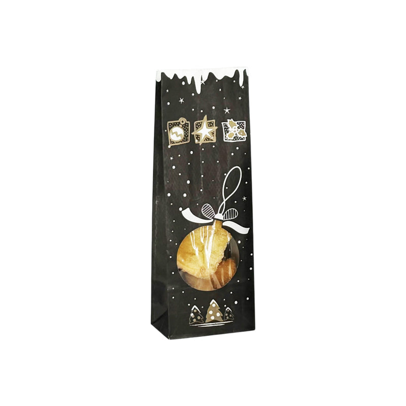 Sachet SOS Léon fenêtre|kraft blanc|10+5,5x28,5cm|par 1200