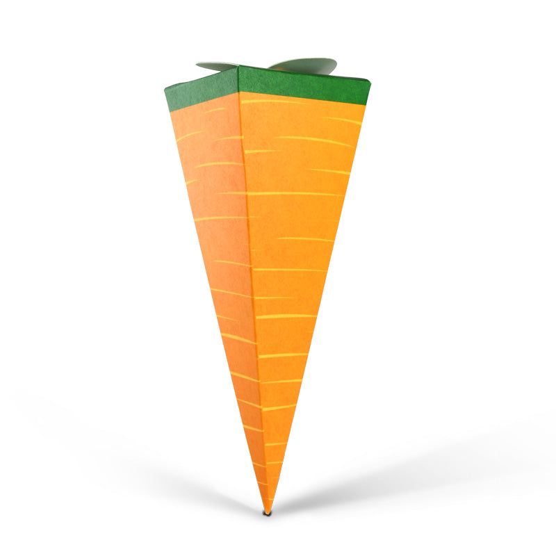 Pochette surprise Carrot|kraft blanc|10+10x28cm|par 120