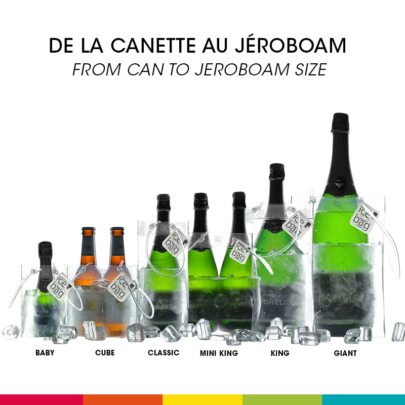 Ice.bag® CUBE|Rafraîchisseur pour 4 canettes|par 60