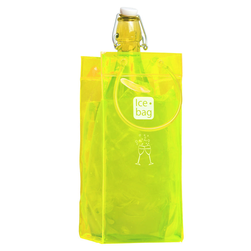 Ice.bag® CLASSIC YELLOW|Rafraîchisseur 1 bouteille|par 24