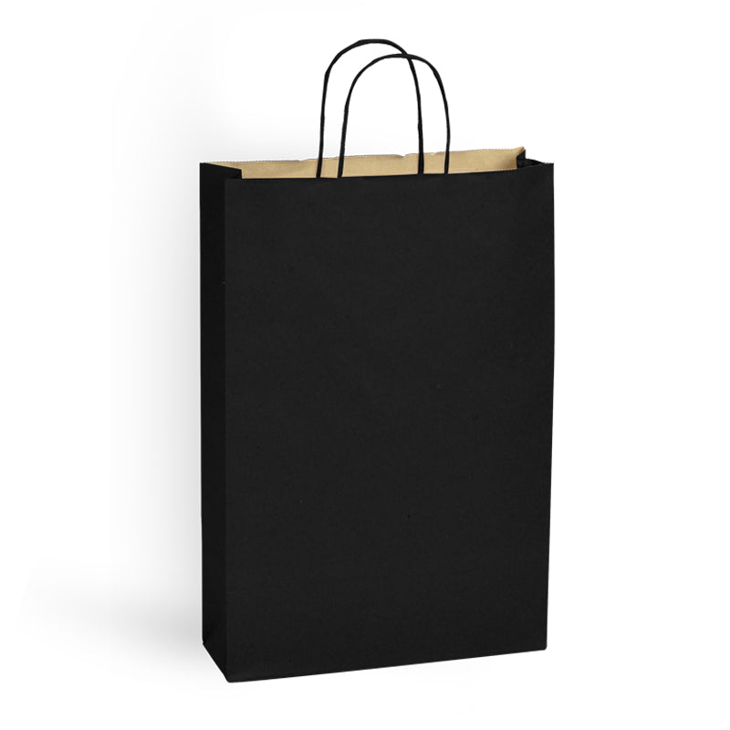 Sac 3 bouteilles|kraft brun vergé|poignées torsadées|26+8x39cm|par 100