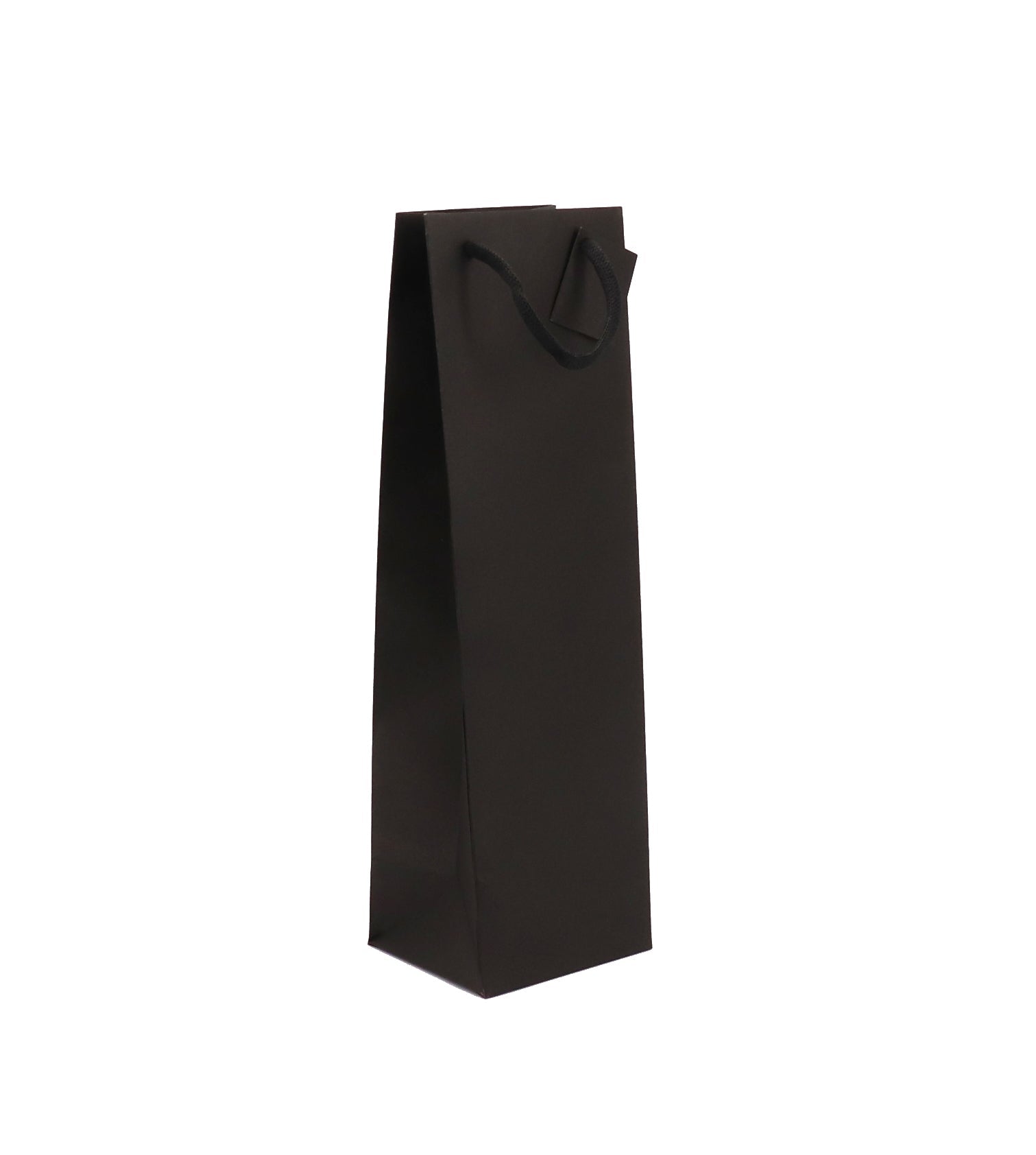 Sac 1 magnum|kraft noir|poignées papier|13+11,4x44cm|par 100