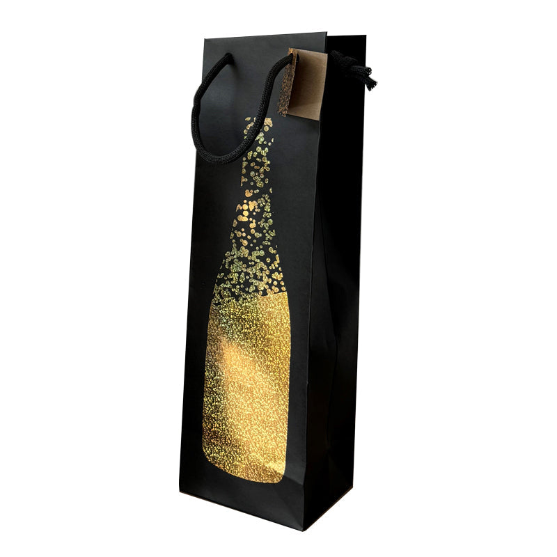 Sac 1 Magnum Birdy| kraft brun | poignées cordelières | 13+11,4x44cm | par 100