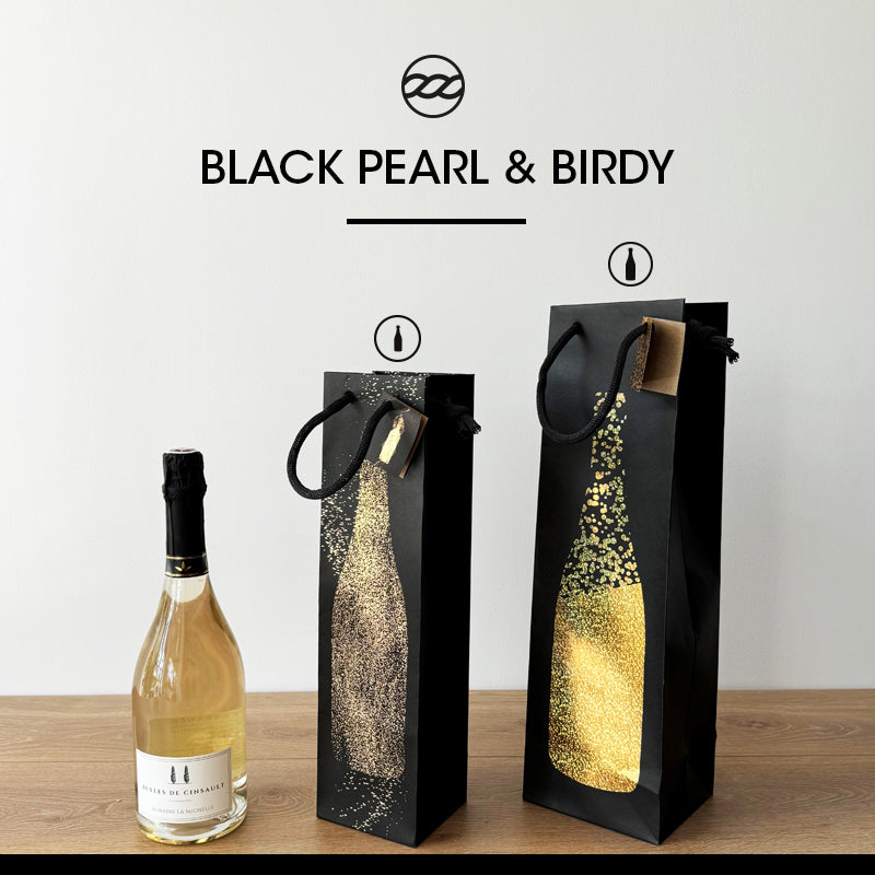 Sac 1 Magnum Birdy| kraft brun | poignées cordelières | 13+11,4x44cm | par 100
