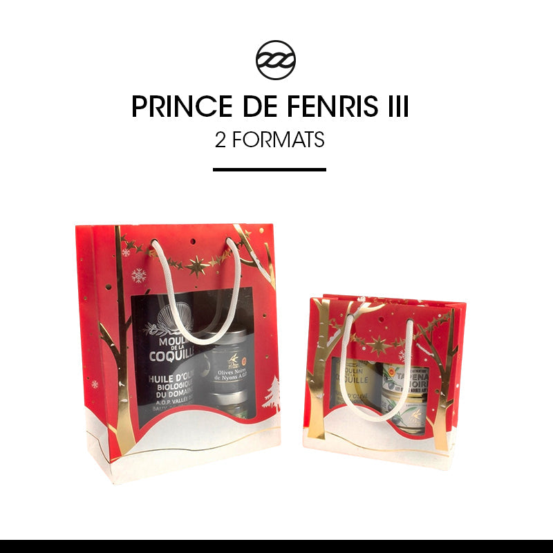 Sac Classic Prince Fenris III|kraft blanc|poignées papier|22+11x28cm| par 120