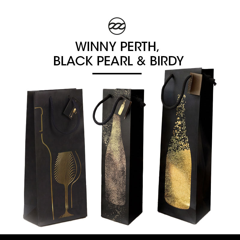 Sac 2 bouteilles Winny Perth poignées papier kraft brun 18+9x38cm par 100
