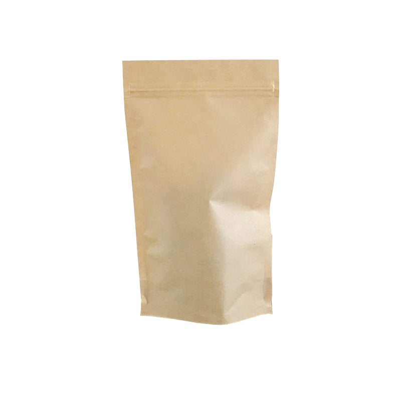Sachet Doypack avec zip hermétique 500ml|kraft brun|par 900